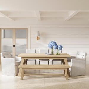 Drift Dining Bench, Latte