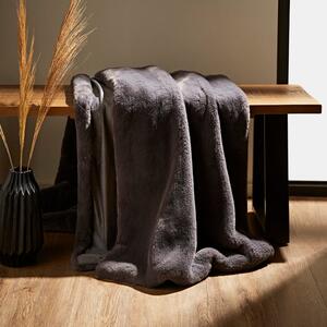 Silky Soft Faux Fur Recycled Throw Blanket