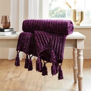 Chunky Chenille Throw Blanket 130x180cm