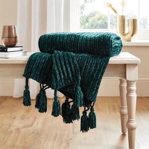 Chunky Chenille Throw Blanket 130x180cm