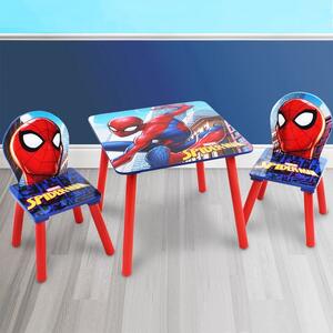 Marvel Spiderman Wooden Table and 2 Chairs Set