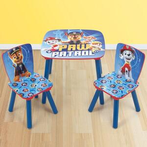 Paw Patrol Wooden Table and 2 Chairs Set