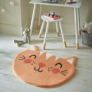 Kitty The Cat Supersoft Washable Faux Fur Rug