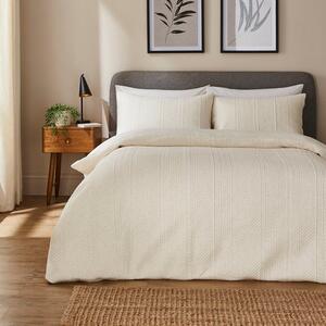 Blakely Cable Duvet Cover and Pillowcase Set