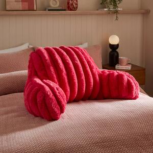 Ribbed Fur Cuddle Cushion