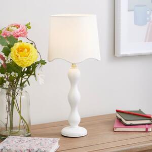 Elsie Tall Scalloped Table Lamp