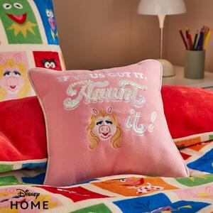 Disney Muppets Miss Piggy Slogan Square Cushion