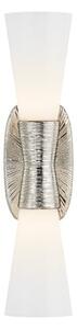 Utopia Double Wall Light Nickel, Light, Small, Polished Nickel - Andrew Martin