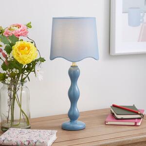 Elsie Tall Scalloped Table Lamp