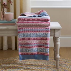 Fairaisle Throw Blanket 130cm x 180cm