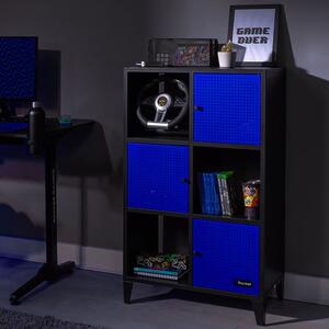 X Rocker Mesh Tek Tall 6 Cube Storage Unit