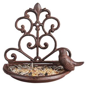 Fallen Fruits Cast Iron Wall Bird Feeder