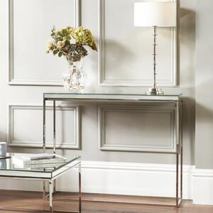 Elysee Console Table, Mirrored Glass