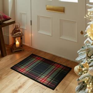 Tartan Check Washable Indoor Doormat