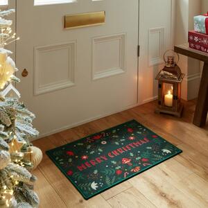 Woodland Hares Washable Indoor Doormat