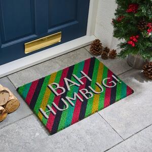 Bah Humbug Coir Outdoor Doormat