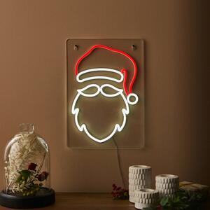 Santa Face Neon Sign