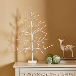 2ft LED White Table Top Twig Tree