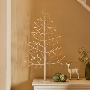 3ft LED White Table Top Twig Tree