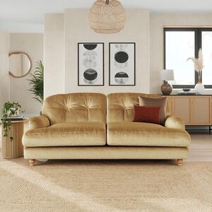 Martha Vintage Velvet 3 Seater Sofa