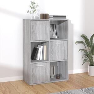 Storage Cabinet Grey Sonoma 60x29.5x90 cm