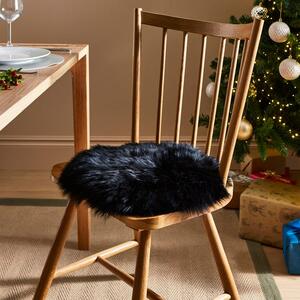 Round Sheepskin Seat Pad