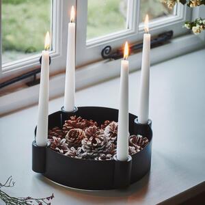 Black Centrepiece Candle Holder