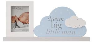 Bambino Dream Big Little Man Blue Photo Frame