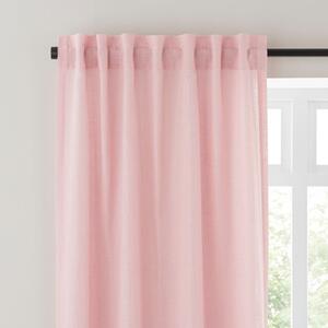 Touch of Linen Unlined Tab Top Curtains