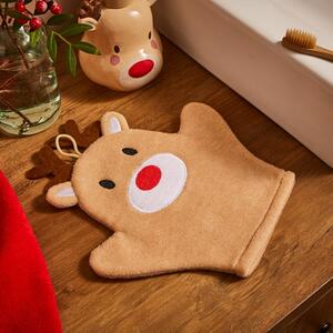 Reindeer Bath Puppet Mitt