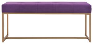 Bench 120 cm Purple Velvet