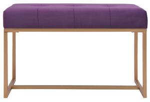 Bench 80 cm Purple Velvet