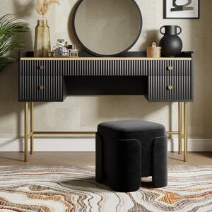 Hailey Velvet Footstool