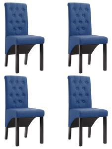 276971 Dining Chairs 4 pcs Blue Fabric(2x248989)