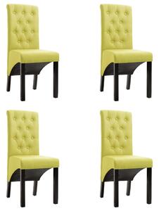 276973 Dining Chairs 4 pcs Green Fabric(2x248990)