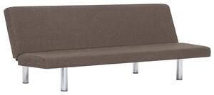 Sofa Bed Taupe Polyester