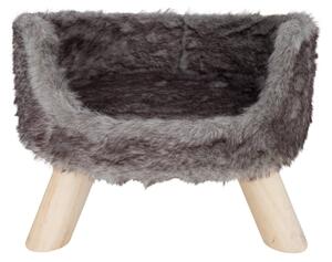 DISTRICT70 Plush Cat Bed NORDIC Silver