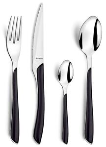 Amefa 24 Piece Cutlery Set Eclat Black