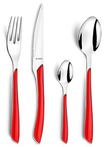 Amefa 24 Piece Cutlery Set Eclat Red