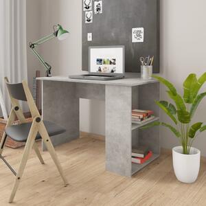 Desk Concrete Grey 110x60x73 cm Engineered Wood