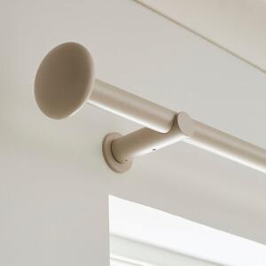 Pebble Fixed Metal Curtain Pole with Rings