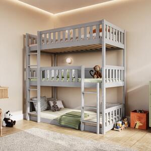 Bea Triple High Bunk Bed Frame