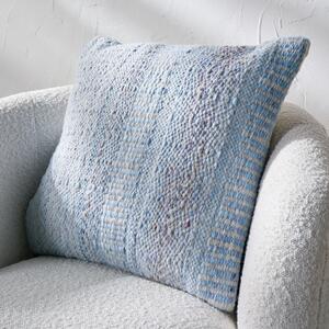 Set of 3 Inca Square Scatter Cushions Aqua (Blue)