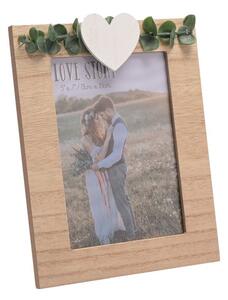 Love Story Rustic Photo Frame