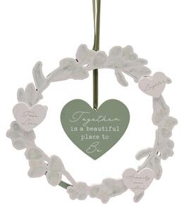 Love Story Together is a Beautiful Place To Be Hanging Ornament