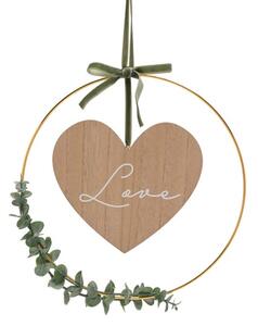 Love Story Love Hoop Hanging Ornament