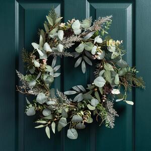 Artificial Eucalyptus Rustic Wreath