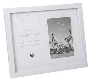 Amore Pearl Wedding Anniversary Photo Frame