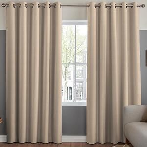 Jamie Jacquard Made To Measure Curtains Mushroom