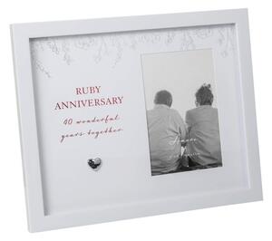 Amore Ruby Wedding Anniversary Photo Frame